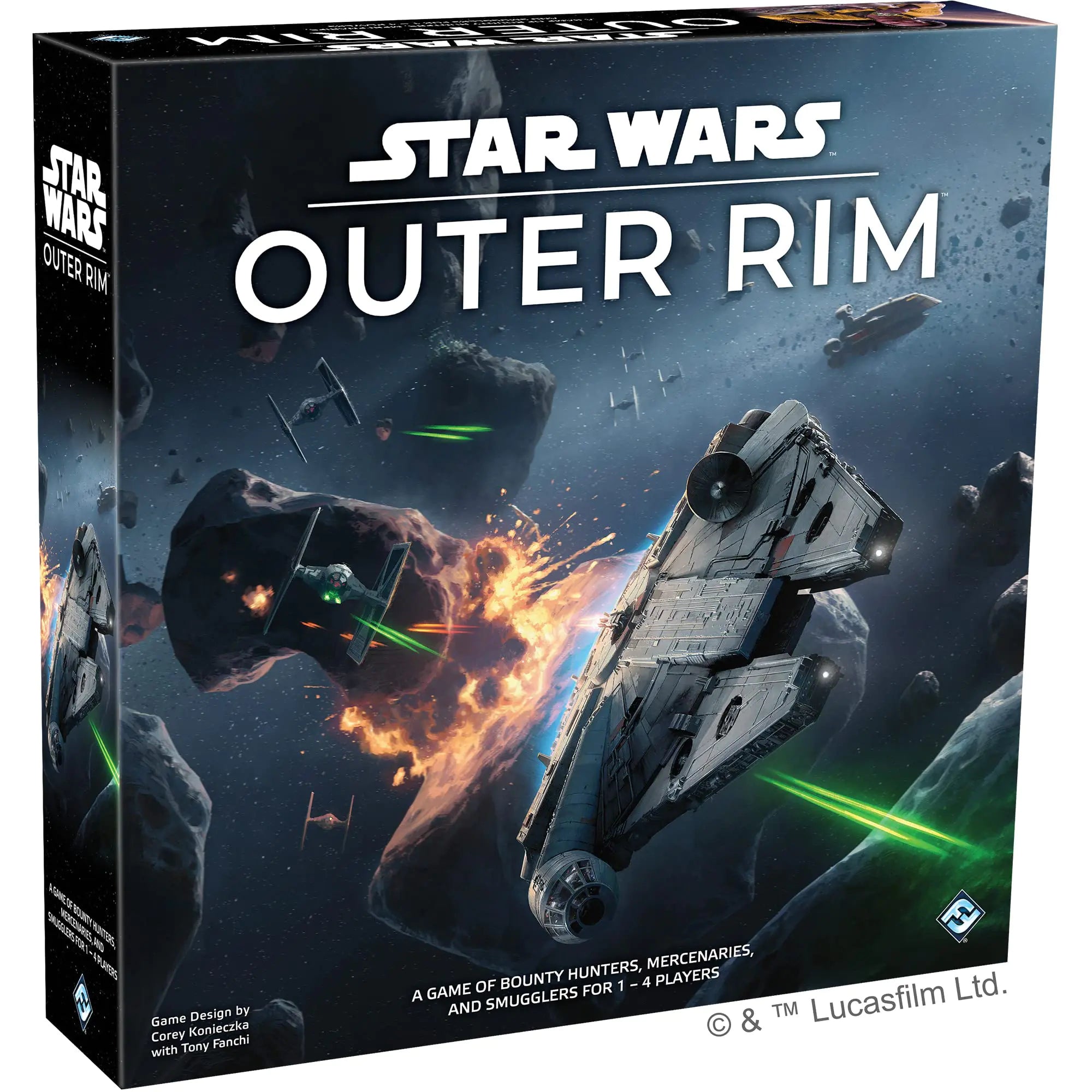 Star Wars Outer Rim Board Game | Strategy Game | Adventure Game for Adults and Teens | Ages 14 and up | 1-4 Players | Average Playtime 3-4 Hours | Made by Fantasy Flight Games