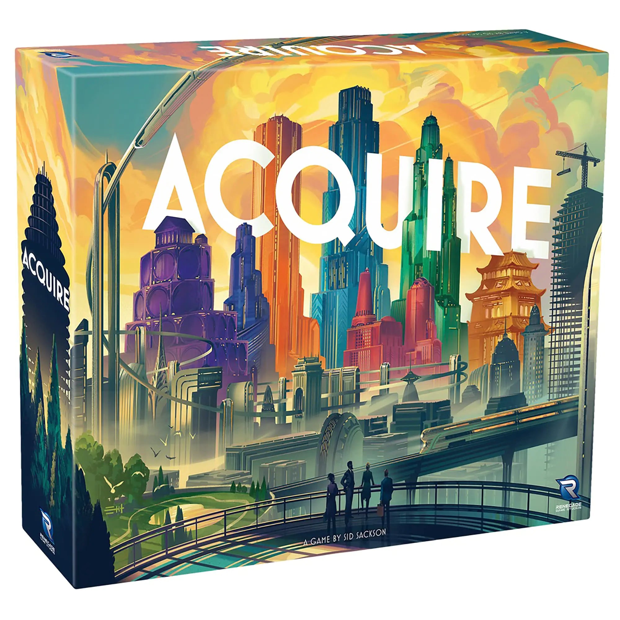 Renegade Game Studios | Acquire Strategy Board Game for 2-6 Players Ages 12+ with 2 Play Modes