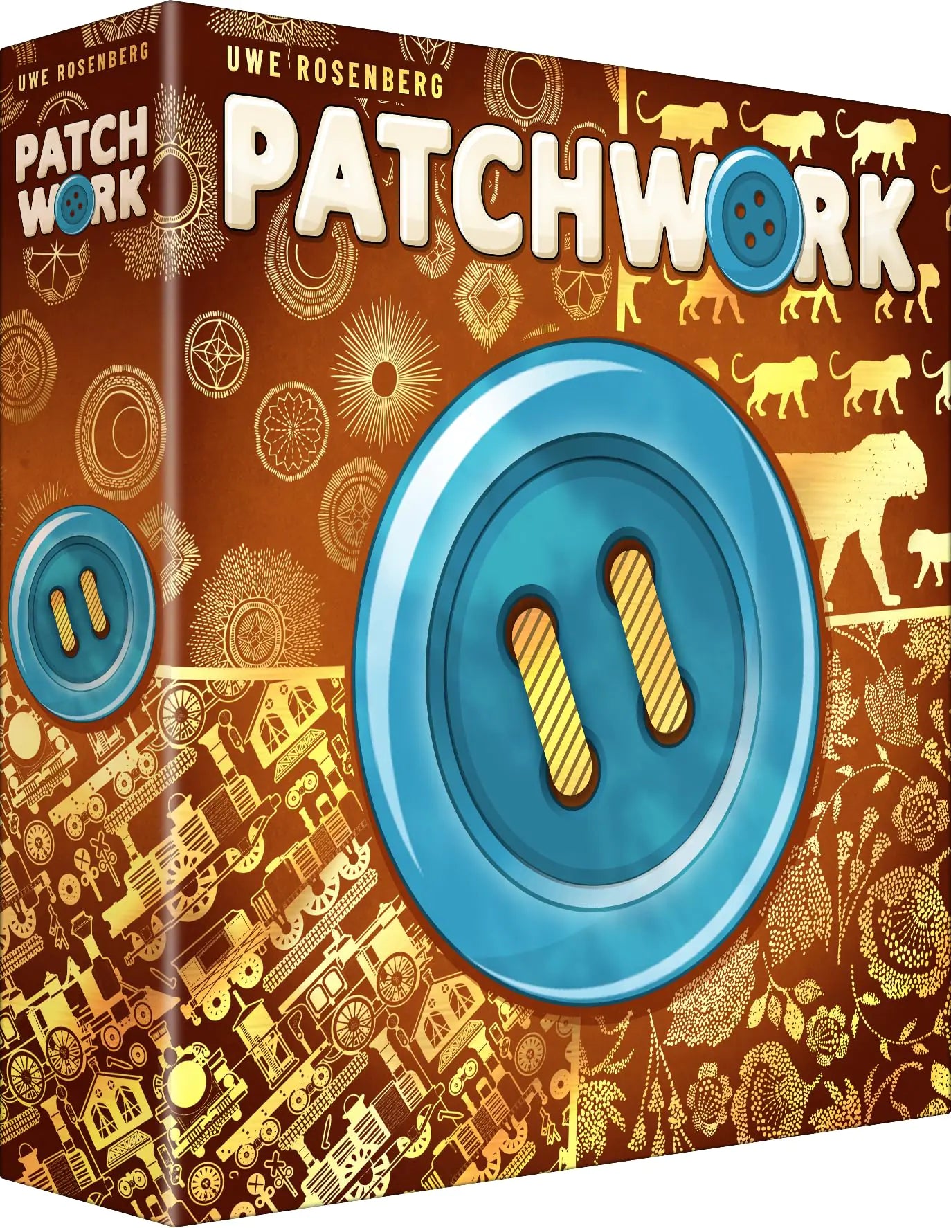 Patchwork 10th Anniversary (EN) - Board Game - Strategy Game - Ages 8+ - 2 Players - 30 Minute Playtime - Made by Lookout Games