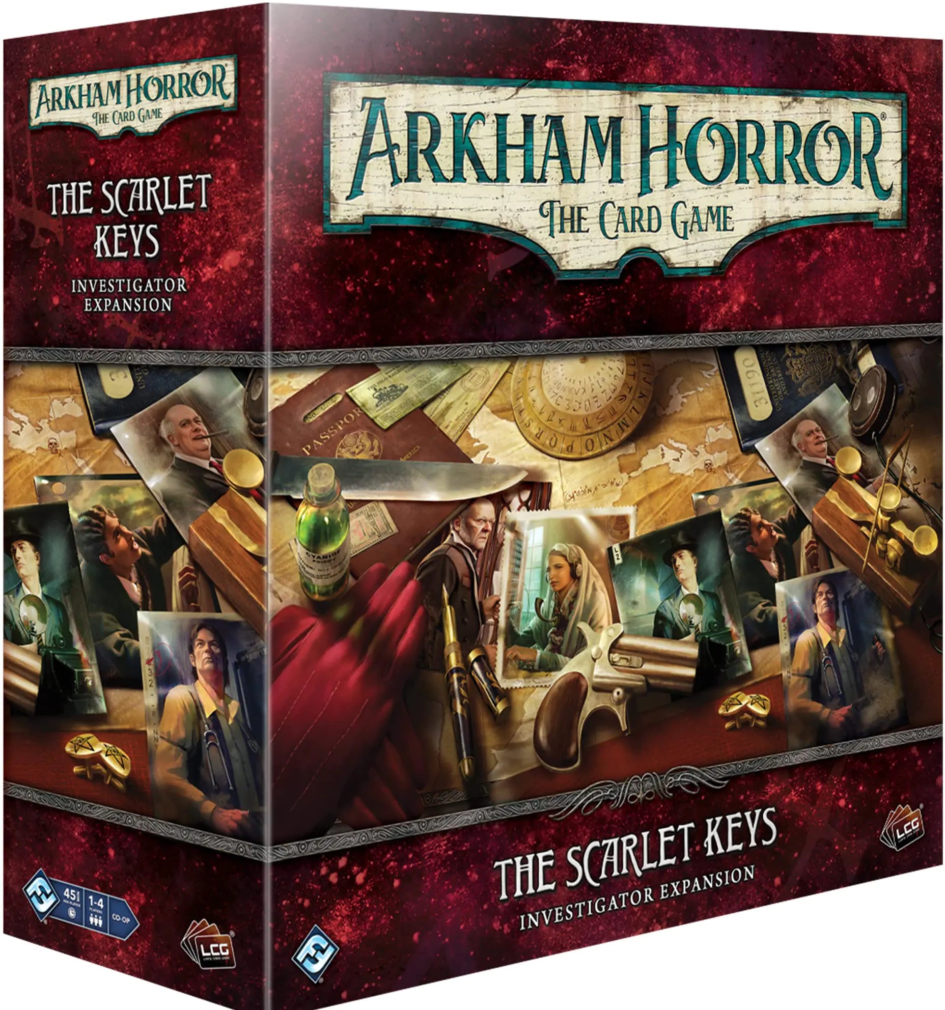 Fantasy Flight Games Arkham Horror The Card Game The Scarlet Keys Investigator Expansion | Horror Mystery Game | Cooperative Card Game | Ages 14+ | 1-4 Players | Avg. Playtime 1-2 Hours | Made