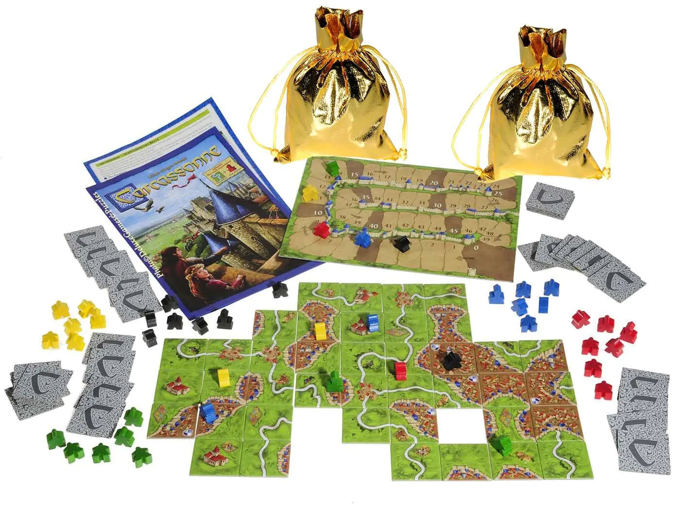 Carcassonne Family Puzzle Game - English Edition