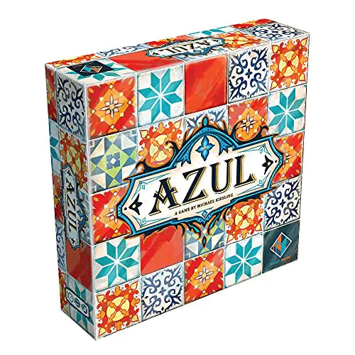 Azul Board Game - Strategic Tile-Placement Game for Family Fun Great Game for Kids and Adults Ages 8+ 2-4 Players 30-45 Minute Playtime Made by Plan B Games